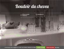Tablet Screenshot of boudoirducheveu.com
